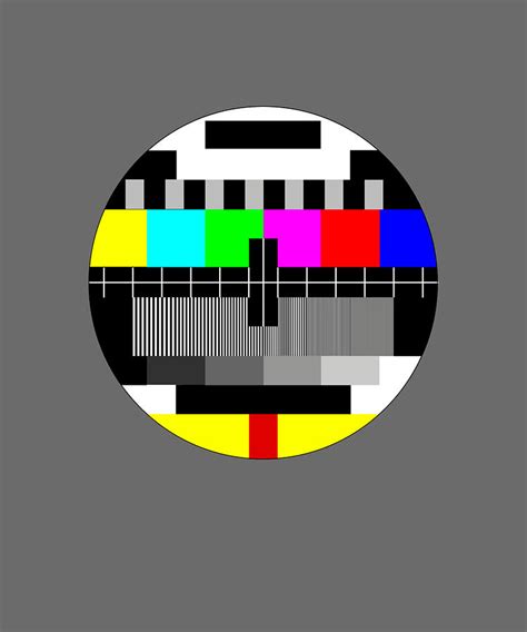 90s Tv Test Pattern Classic Painting By Heather Will Pixels