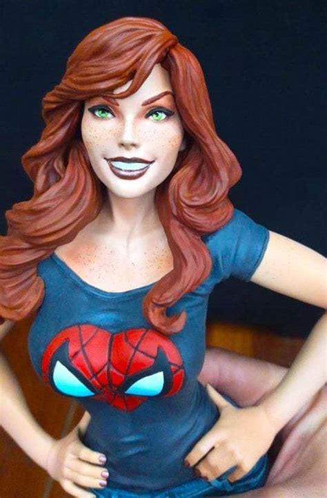 Mary Jane Watson Statue Model Spider Man