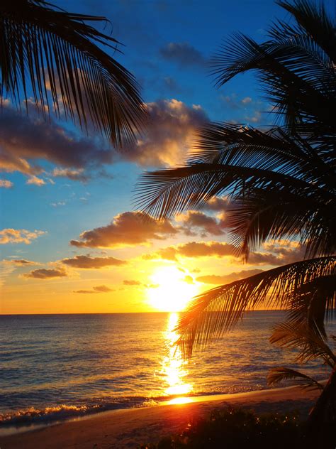 Barbados Beautiful Islands Beautiful Sunset Beautiful Beaches