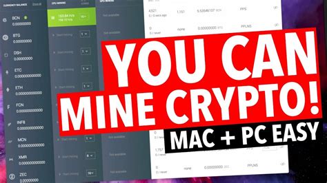 Hence we can safely say it's one of the easiest ones to mine. MINE CRYPTO COINS WITH ANY COMPUTER! EASY SETUP! - YouTube