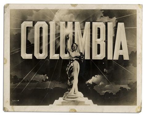 Lot Detail - Columbia Pictures Trademark Photo Labeled ''new trade mark'' -- Circa 1936