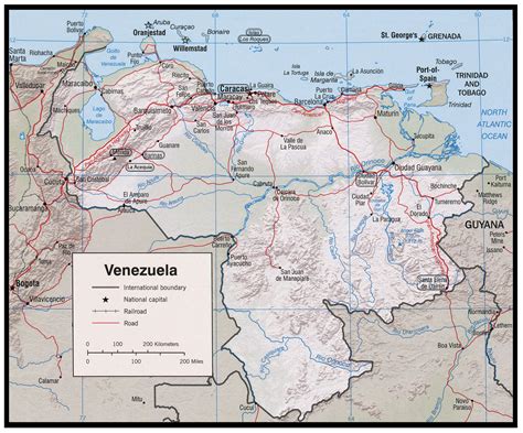 Mapa Rios Venezuela
