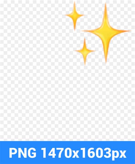 Sticker Emoji Emojis Yellow Sparkle Stars Tumblr Flag Png Pngrow