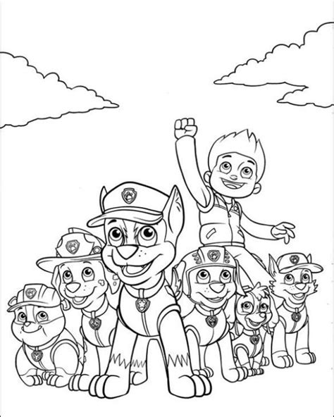 Download Paw Patrol Coloring Pages Pdf at GetDrawings | Free download