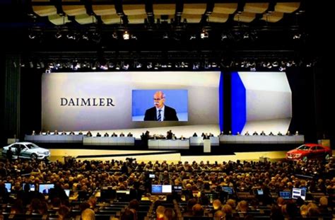 Daimler Hauptversammlung Aktion Re Wollen Erfolge Sehen Wirtschaft