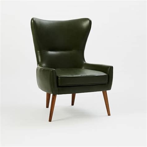 Erik leather wing chair | west elm. Erik Leather Wing Chair | west elm