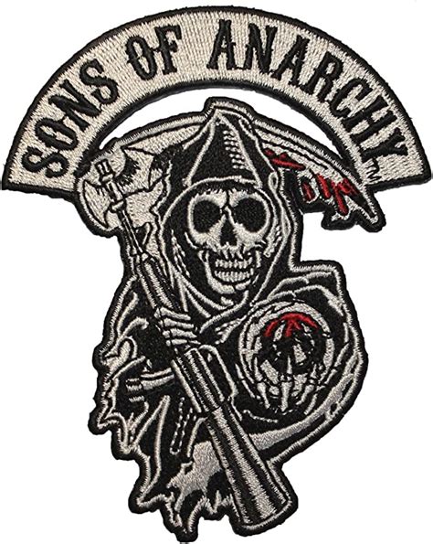 Sons Of Anarchy Soa Reaper Logo Embroidered Patch
