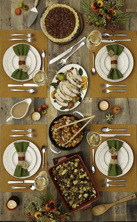 20 Thanksgiving Dining Table Setting Ideas Artisan Crafted Iron