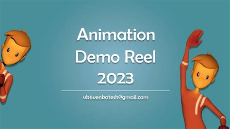 Animation Demo Reel 2023 Youtube