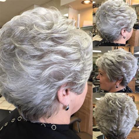 Medium choppy cut with long bangs prefer a flat iron over a curler? 90 Classy and Simple Short Hairstyles for Women over 50 ...