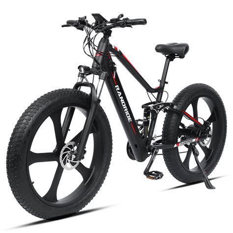 Randride Full Suspension Fat Tire Electric Bike 1000w Electric Bicycle