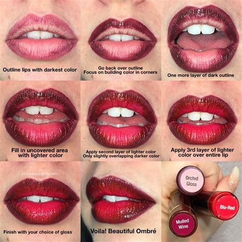 Ever thought about doing an ombré look with your lip color Here are