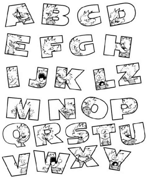 45 Desenhos do Alfabeto para Colorir e se Divertir Grátis