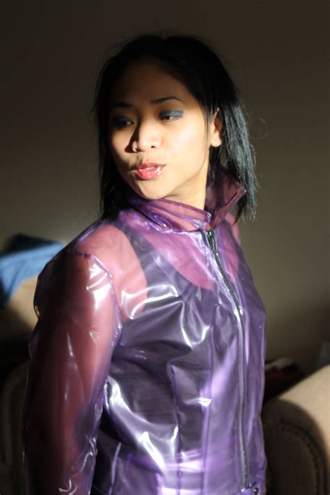 Purple Pvc And Leather Soft Clothes Purple Leather