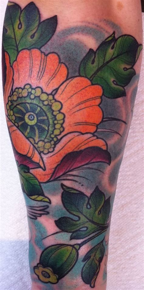 39 Best Traditional Poppy Tattoo Images On Pinterest