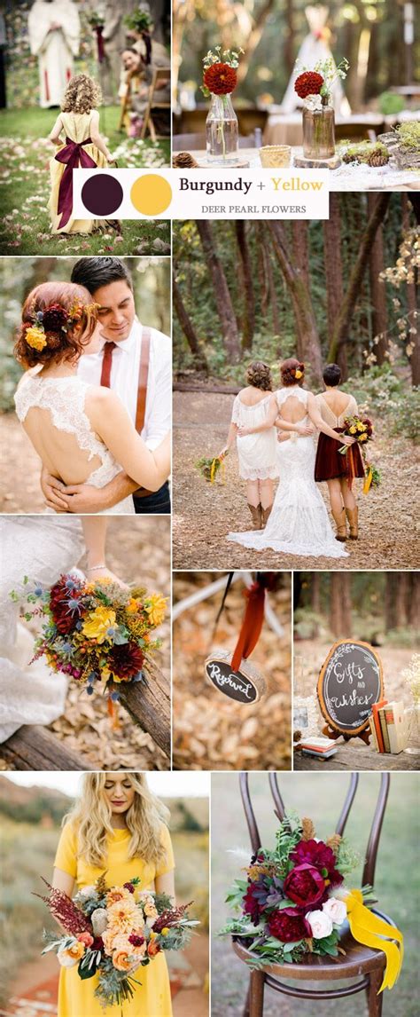 Top 8 Burgundy Wedding Color Palettes Youll Love Page 2 Of 2 Deer