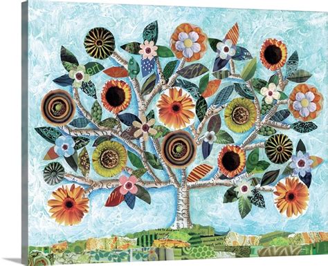 Nature Collage Tree Wall Art Canvas Prints Framed Prints Wall