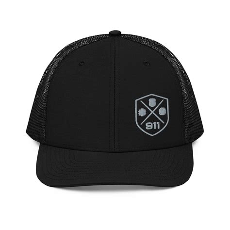 911 Duty Gear Logo Police Fire EMS Richardson Mesh Cap | 911 Duty Gear
