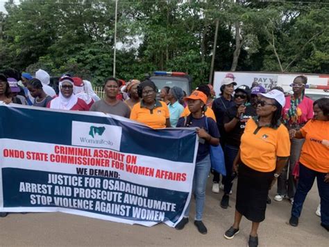 Women Groups Protest Assault On Ondo Commissioner By Apc Chairman The Icir Latest News