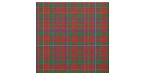 Clan Munro Scottish Tartan Plaid Fabric Zazzle