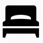 Icon Bed Single Bedroom Icons Hotel Sleep