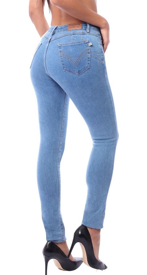 Pantalón Dama Mezclilla Stretch Dayana 003 Paquete X6 Jeans Envío Gratis