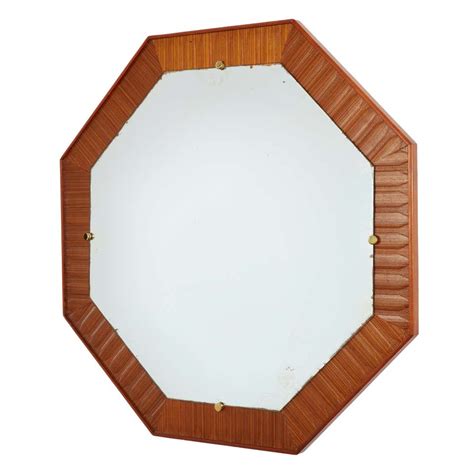 Italian Reverse Painted Octagon Mirror For Sale At 1stdibs
