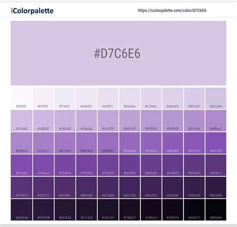 Pantone 263 C Color Hex Color Code D7c6e6 Information Hsl Rgb