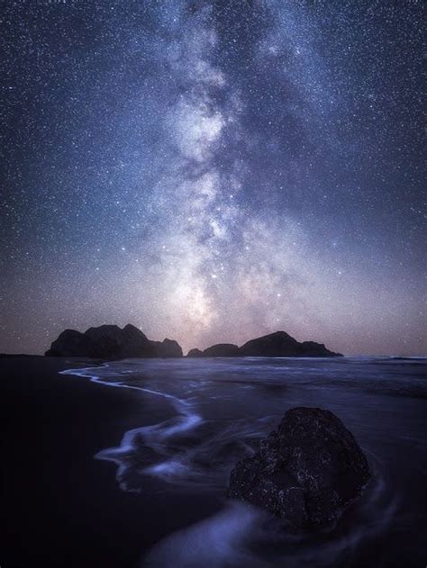 Wotafoto Beach At Night Landscape Photography Starry Night