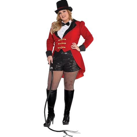 Adult Circus Ringmaster Costume Plus Size With Images Halloween
