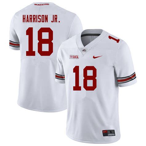 Cheap Stitched Marvin Harrison Jr Ohio State Buckeyes Football Jersey