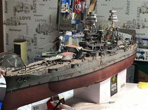 By Caveman Battleship Modeling Warship Model Scale Model Ships Model Warships