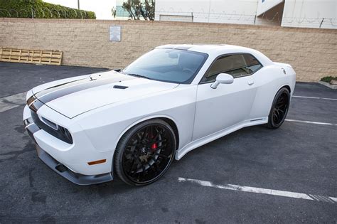 Dodge Challenger On 26 Inch Forgiatos With A Wide Body Kit Big Rims