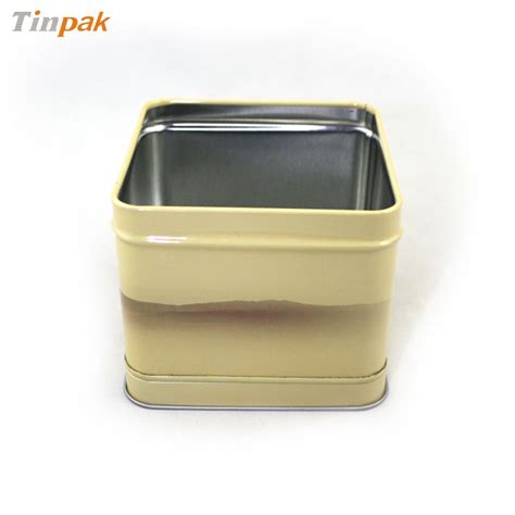 Premium Square Metal Tea Tin Containertea Tin Boxessedex Certified
