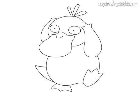Psyduck Coloring Page Non Stop Pokemon Pictures Nidoqueen