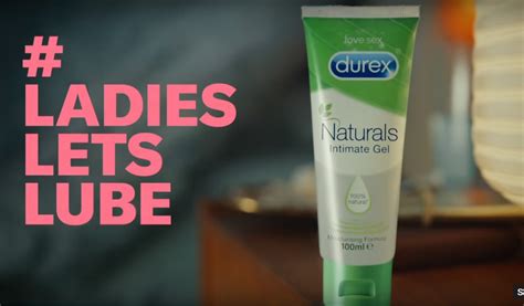 Durex Naturals Intimate Gel Ladies Lets Lube Ad Ruby
