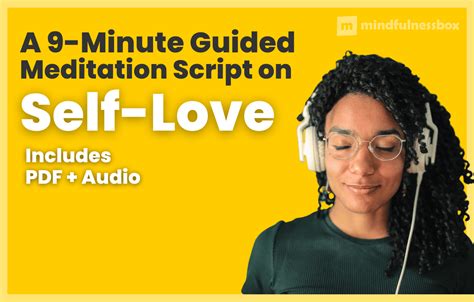A 9 Minute Guided Self Love Meditation Script Pdf Audio
