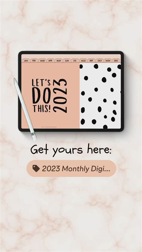Change The Way You Plan In 2023 With The 2023 Digital Monthly Planner
