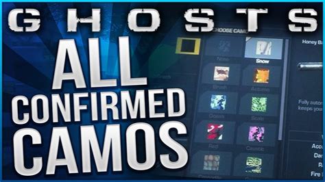 Call Of Dutyghosts Gold Camo Returns All Weapon Camos