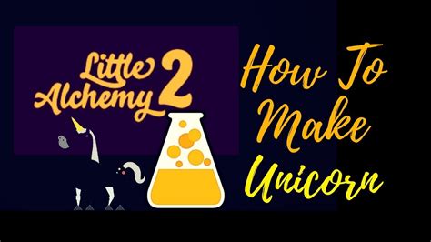 Little Alchemy 2 How To Make Unicorn Cheats And Hints Youtube