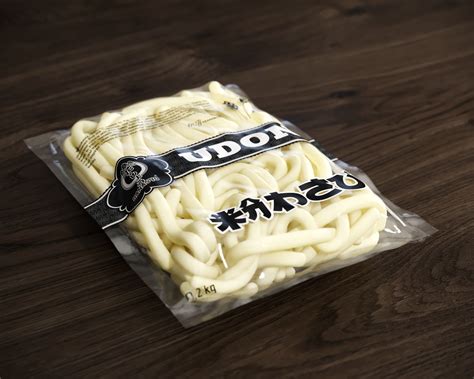 Vacuum Packed Udon Noodle 3d Model Cgtrader