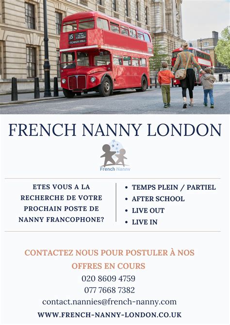 french nanny london