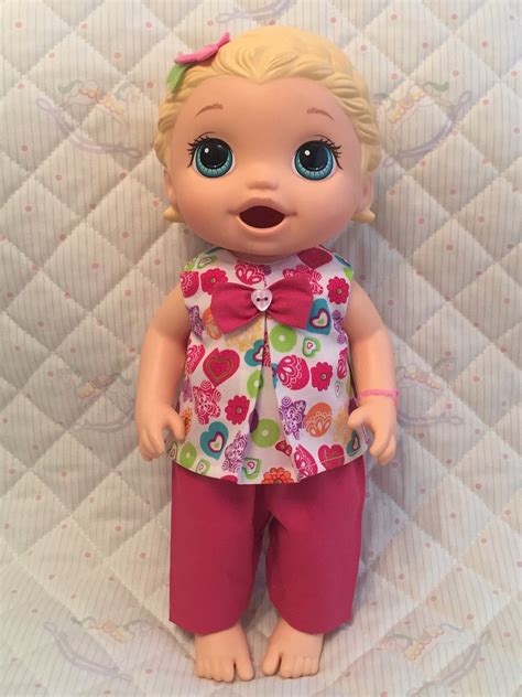 Dolls Clothes To Fit 12in30cm Baby Alive Pretty Etsy