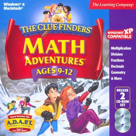 Cluefinders Math Adventures Ages 9 12 Deluxe Swiftsly