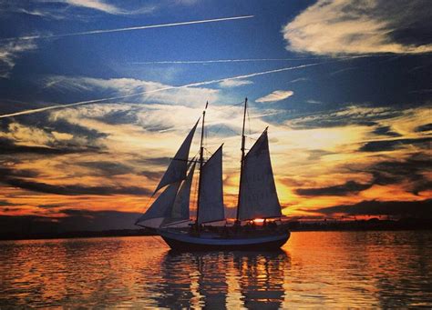 Sunset Sail Schooner Freedom Charters