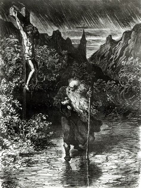 The Wandering Jew By Gustave Dore Buy Fine Art Print