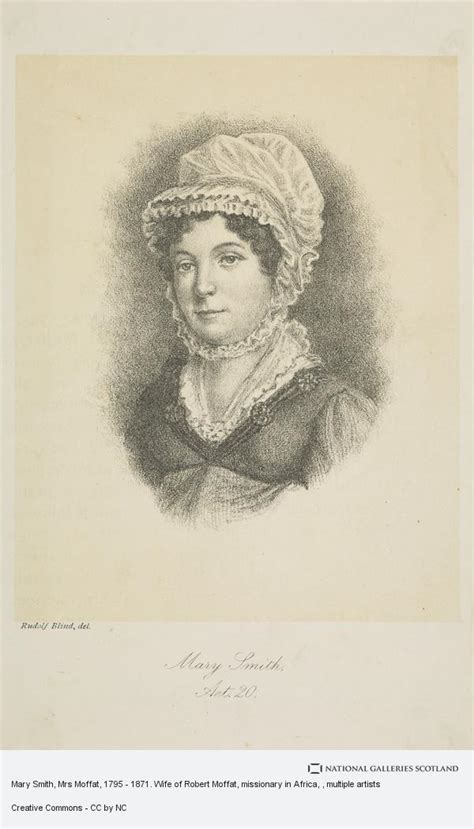 Mary Smith Mrs Moffat 1795 1871 Wife Of Robert Moffat Missionary