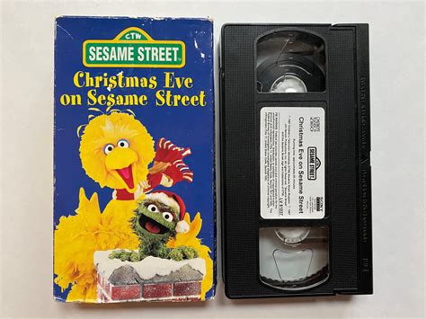Sesame Street Vhs Tapes Christmas Eve Elmos World Ernie Big Bird My