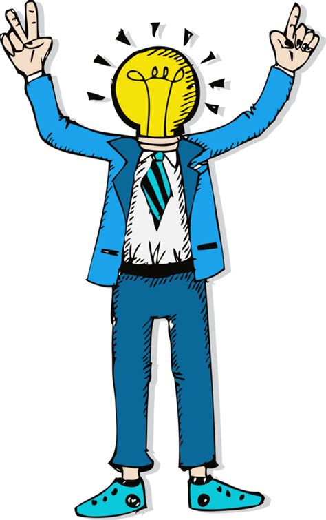 Cartoon Character Man Thinking Style Design Illustration 9341530 Png