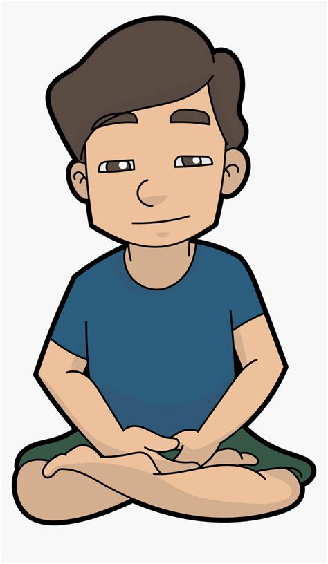 Relaxing Clipart Relaxed Man Relax Cartoon Png Transparent Png